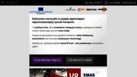 What Elektrycznemonocykle.pl website looked like in 2018 (6 years ago)