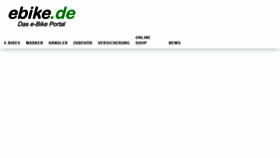 What Ebike.de website looked like in 2018 (6 years ago)