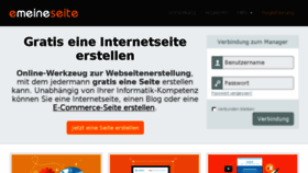 What Emeineseite.de website looked like in 2018 (6 years ago)