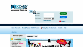 What Excard.com.my website looked like in 2018 (6 years ago)