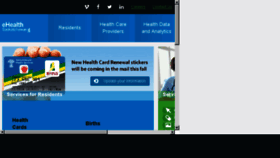 What Ehealthsask.ca website looked like in 2018 (8 years ago)