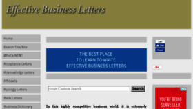 What Effective-business-letters.com website looked like in 2018 (6 years ago)