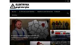 What Elektrykapradnietyka.com website looked like in 2018 (6 years ago)