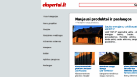 What Ekspertai.lt website looked like in 2018 (6 years ago)