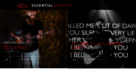 What Essentialworship.com website looked like in 2018 (6 years ago)