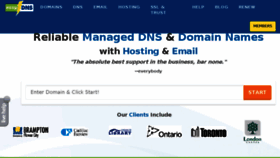 What Easydns.com website looked like in 2018 (6 years ago)