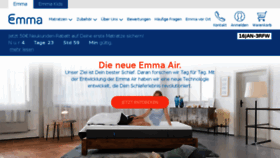What Emma-matraze.de website looked like in 2018 (6 years ago)