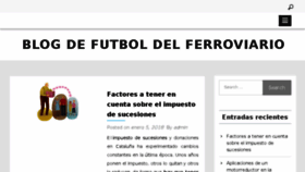 What Elferroviario.com.ar website looked like in 2018 (6 years ago)