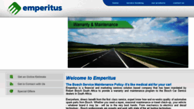 What Emperitus.co.za website looked like in 2018 (6 years ago)