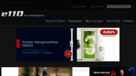 What E110.de website looked like in 2018 (6 years ago)