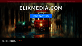 What Elixmedia.com website looked like in 2018 (6 years ago)