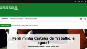 What Euquerotrabalho.com website looked like in 2018 (6 years ago)