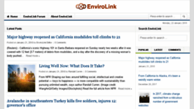 What Envirolink.org website looked like in 2018 (6 years ago)