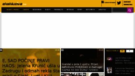 What Ekskluziva.ba website looked like in 2018 (6 years ago)
