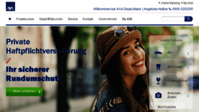 What Entry.axa.de website looked like in 2018 (6 years ago)