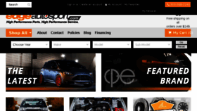 What Edgeautosport.com website looked like in 2018 (6 years ago)