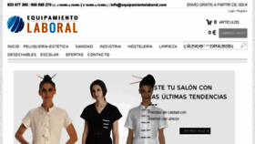 What Equipamientolaboral.com website looked like in 2018 (6 years ago)