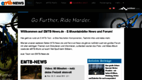 What Emtb-news.de website looked like in 2018 (6 years ago)
