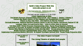 What Eden-project.co.uk website looked like in 2018 (6 years ago)