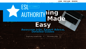 What Eslauthority.com website looked like in 2018 (6 years ago)