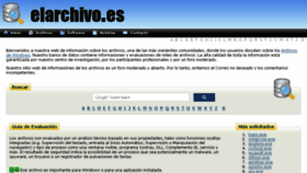 What Elarchivo.es website looked like in 2018 (6 years ago)