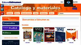 What Edinumen.es website looked like in 2018 (6 years ago)