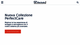 What Electrolux.it website looked like in 2018 (6 years ago)