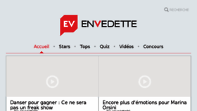 What Envedette.ca website looked like in 2018 (6 years ago)