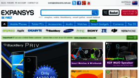 What Expansys.com.au website looked like in 2018 (6 years ago)
