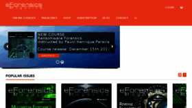 What Eforensicsmag.com website looked like in 2018 (6 years ago)