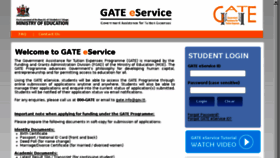 What E-gate.gov.tt website looked like in 2018 (6 years ago)