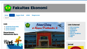What Ekonomi.bunghatta.ac.id website looked like in 2018 (6 years ago)
