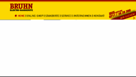 What Elektro-bruhn.de website looked like in 2018 (6 years ago)