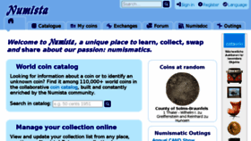 What En.numista.com website looked like in 2018 (6 years ago)