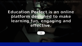What Educationperfect.com website looked like in 2018 (6 years ago)