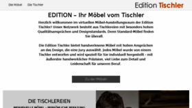 What Edition-tischler.de website looked like in 2018 (7 years ago)