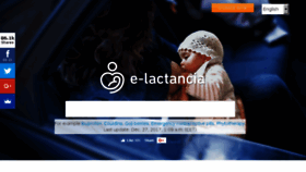 What E-lactancia.org website looked like in 2018 (6 years ago)