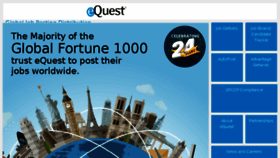 What Equest.com website looked like in 2018 (6 years ago)