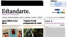 What Estandarte.com website looked like in 2018 (6 years ago)
