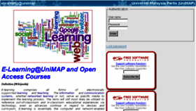 What Elearning.unimap.edu.my website looked like in 2018 (6 years ago)