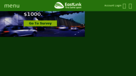 What Eastlink.com.au website looked like in 2018 (6 years ago)