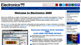 What Electronics2000.co.uk website looked like in 2018 (6 years ago)