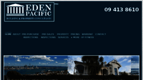 What Edenpacific.co.nz website looked like in 2018 (6 years ago)