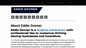 What Eddiedovner.info website looked like in 2018 (6 years ago)