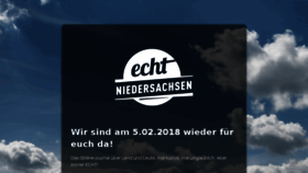 What Echt-niedersachsen.de website looked like in 2018 (6 years ago)
