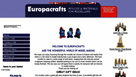 What Europacrafts.com website looked like in 2018 (6 years ago)