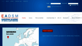 What Eadsm.eu website looked like in 2018 (6 years ago)