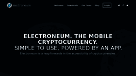 What Electroneum.com website looked like in 2018 (6 years ago)