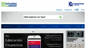 What Entradascajagranada.es website looked like in 2018 (6 years ago)