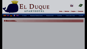 What El-duque.com website looked like in 2018 (6 years ago)